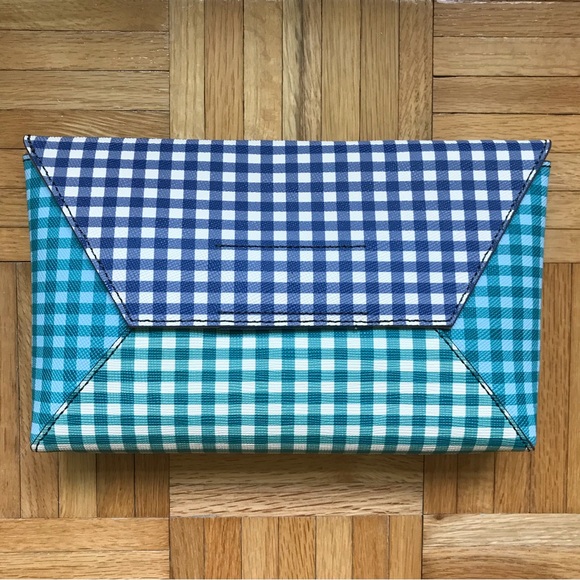J. Crew Gingham Print Clutch - Picture 12 of 16